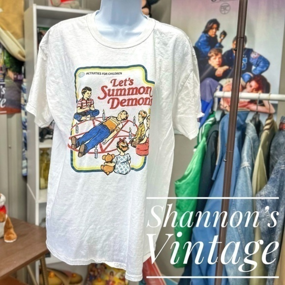 Let’s Summon Demons Threadless sz large tee A2